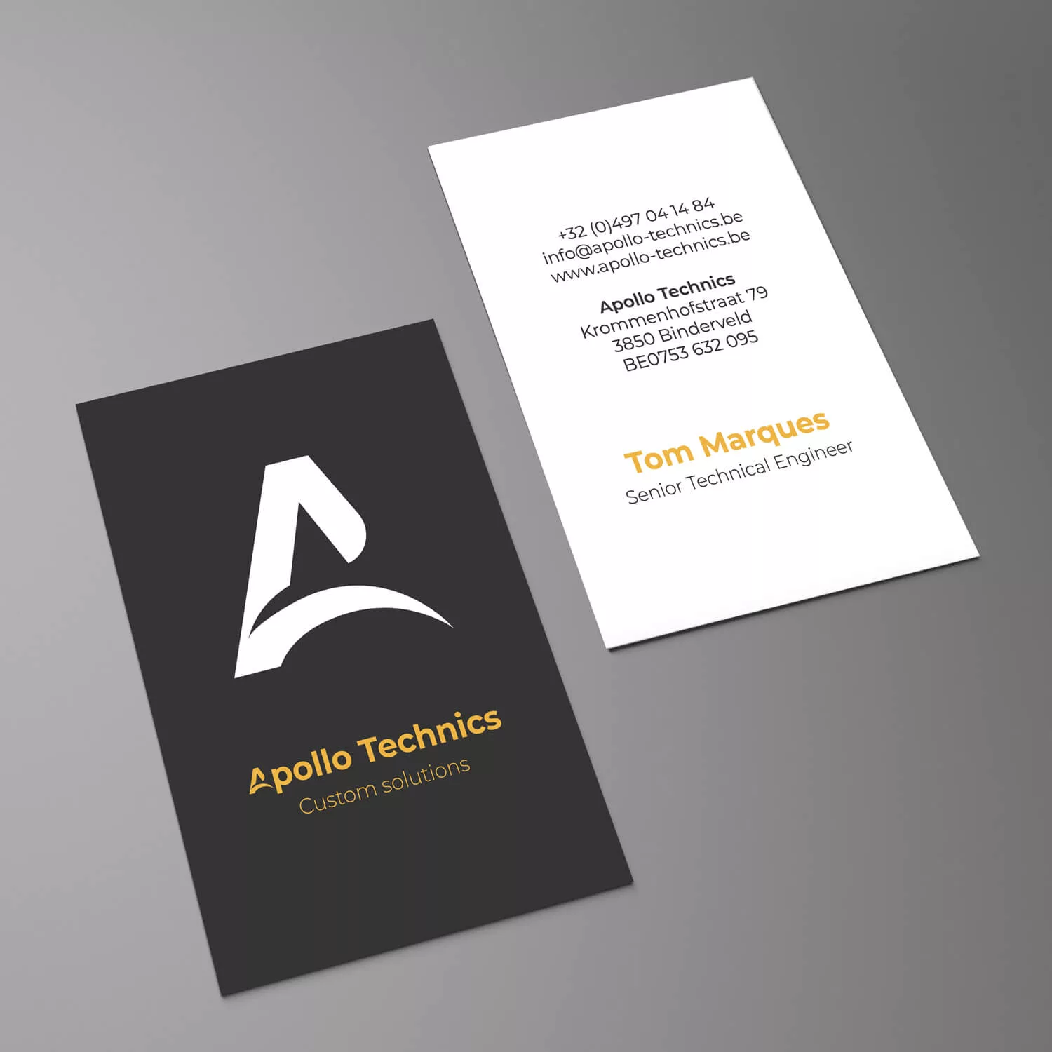 Portfolio sem-aha: Ontwerp logo en huisstijl Apollo Technics