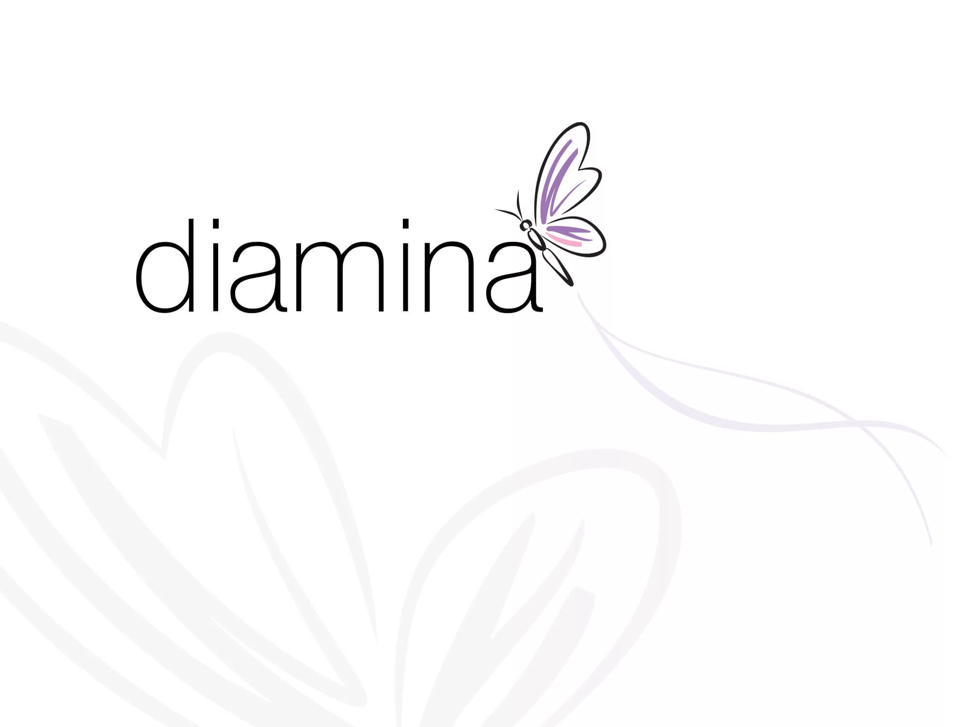 Portfolio sem-aha: Ontwerp logo Diamina
